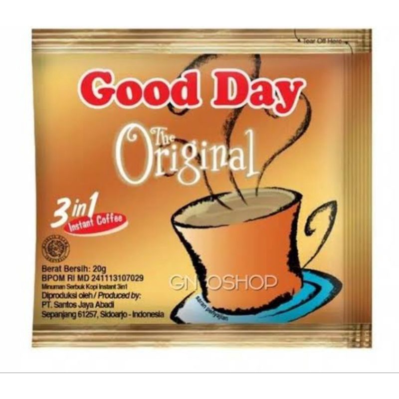 

good day coffee 3 in 1 original 20gr isi 10pcs