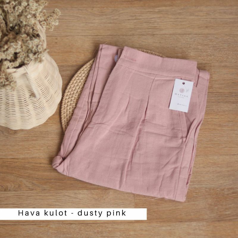 HAVA KULOT JUMBO/ korean linen hightwast