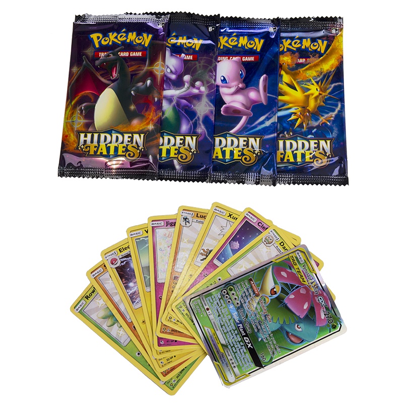 54pcs Kartu Pokemon Carte GX Warna Emas Untuk Koleksi