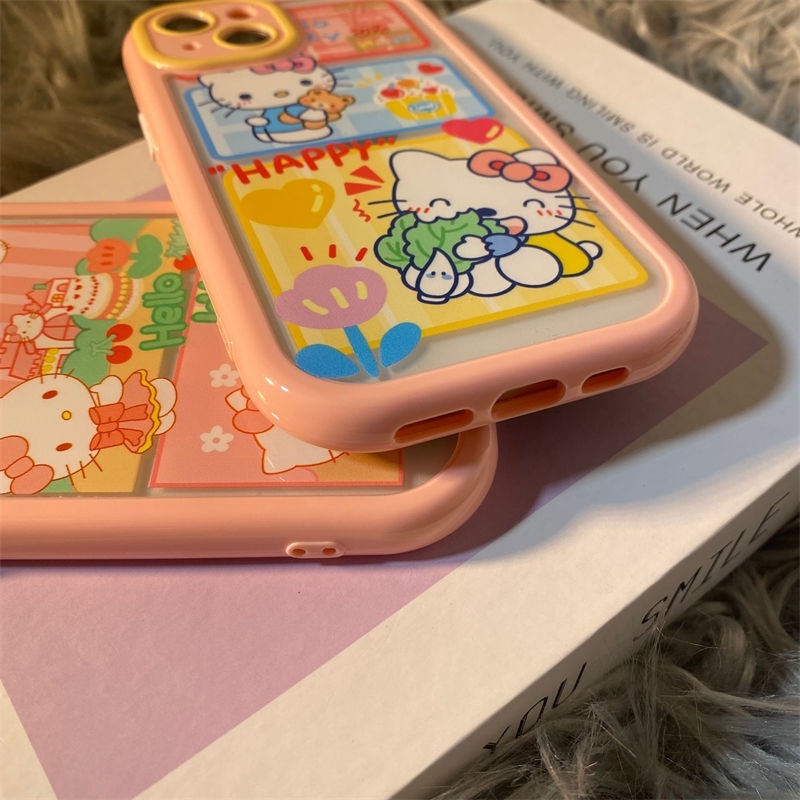 Soft Case Hp Gambar Kartun Anak Perempuan Untuk IPhone 12 / 13 / 14 / 11promax / X / Xs Max / Xr