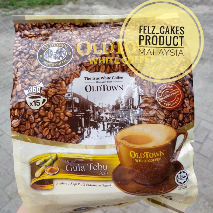 

OLD TOWN WHITE COFFEE GULA TEBU
