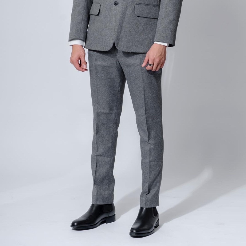 8Moi.Wear Celana Kantor Slimfit Pria Bahan Formal