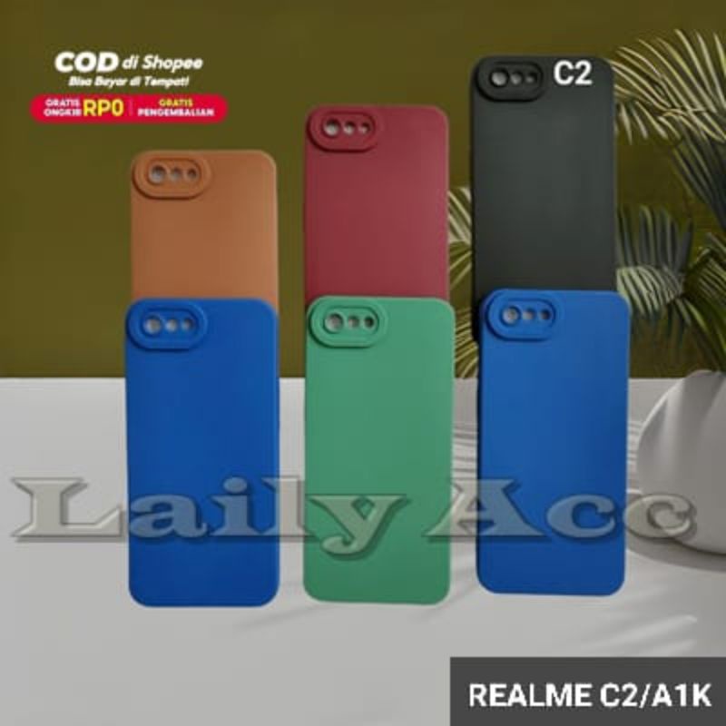 SOFT CASE MACARON PRO CAMERA REALME C2/A1K SILIKON CANDY 3D TPU