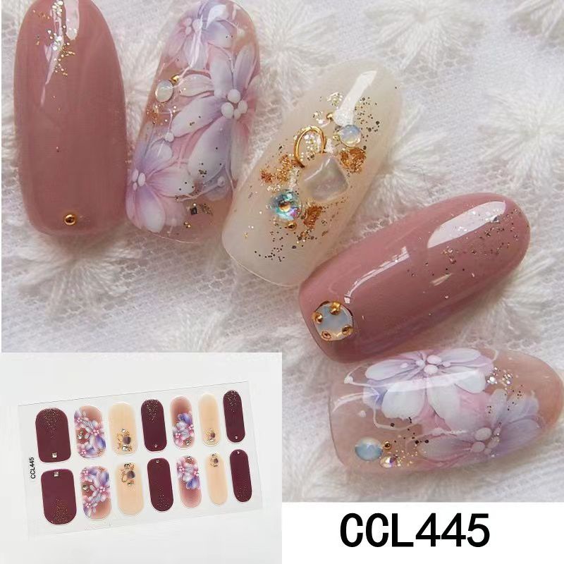 (445-472) NEW Stiker CCL Kuku Motif Cantik Gaya Jepang Best Seller Luxury / Nail Sticker Langsung Tempel Nailart INSTAN WEDDING NAILS