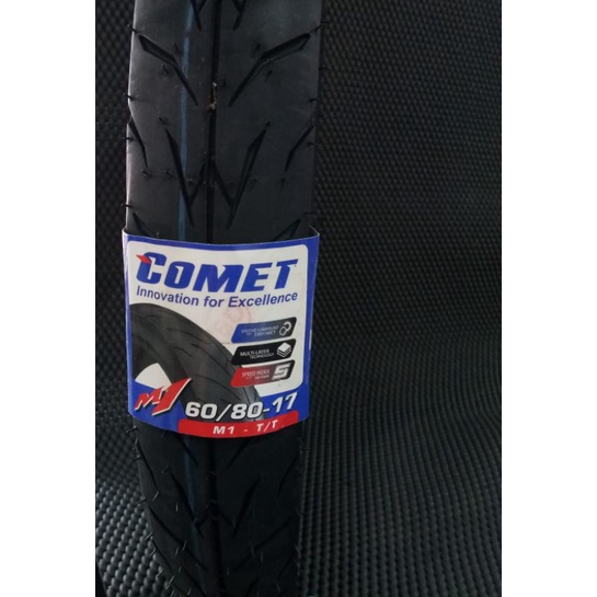 Ban luar sepeda motor comet M1 ukuran 60/80 ring 17 cacing
