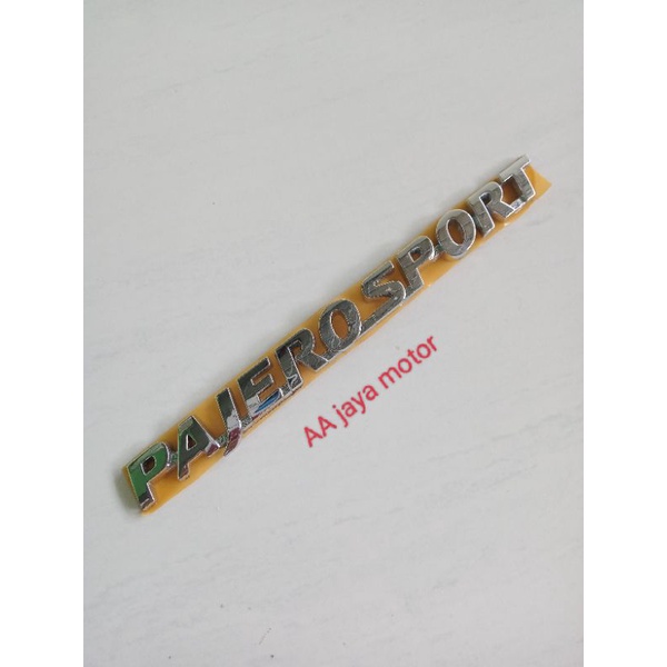 EMBLEM TULISAN PAJERO SPORT