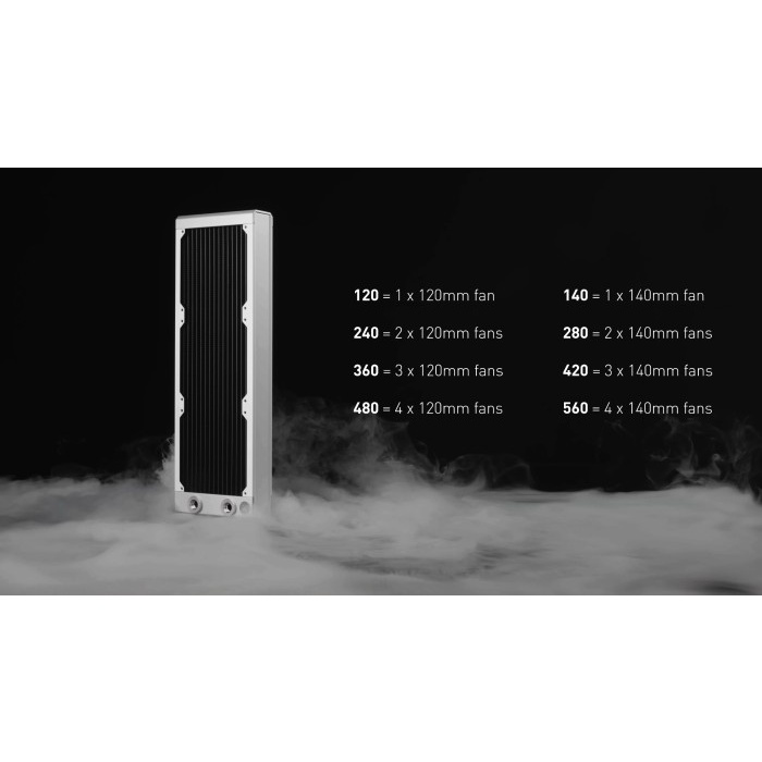 EKWB EK Quantum Surface P360M Radiator - Black