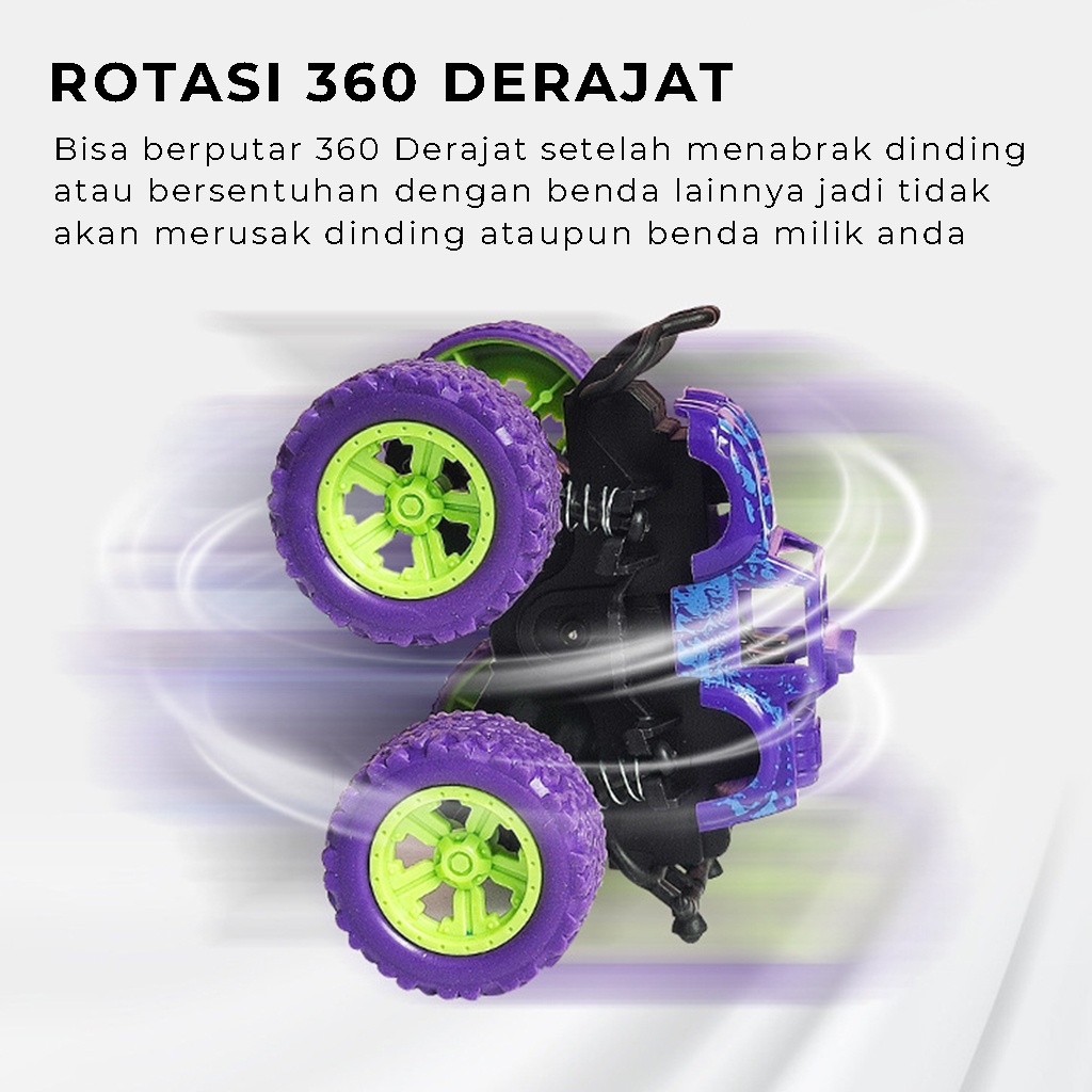 Mobil Mainan Anak Monster Zap Intertial Bigfoot Mobil Jeep offroad Mini Truck Car Jip Toys |GROSIRXPRESS