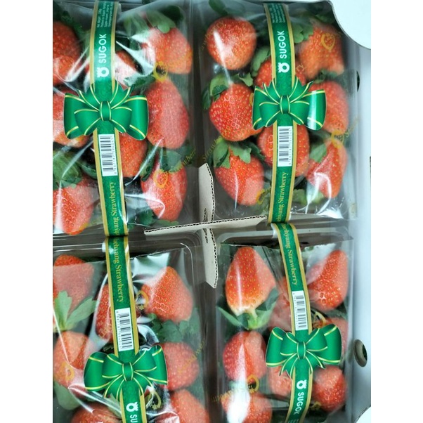 

strawberry Korea manis premium 330 grm X 4 pack | dus