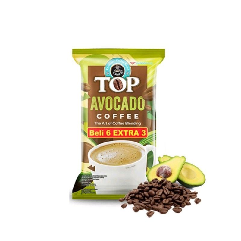 

TOP COFFEE AVOCADO COFFEE isi 6+3 SACHET