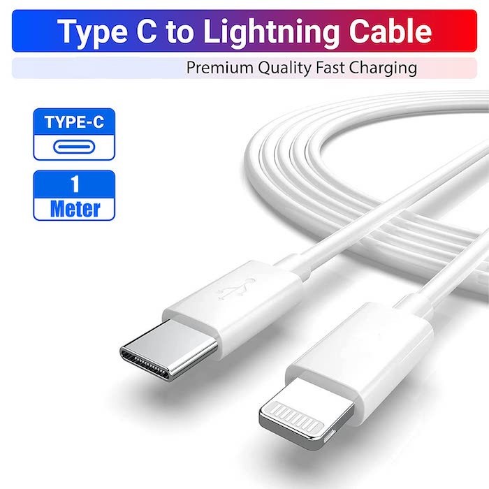 USB C Cable iphone Kabel Data Fast Charging Type C to Lightning 20W