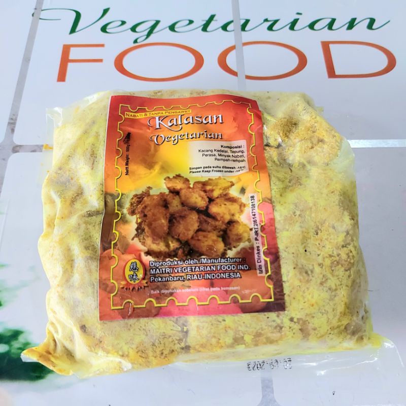 

KALASAN VEGETARIAN, 500g, (FROZEN FOOD), HALAL, VEGAN, MAITRI