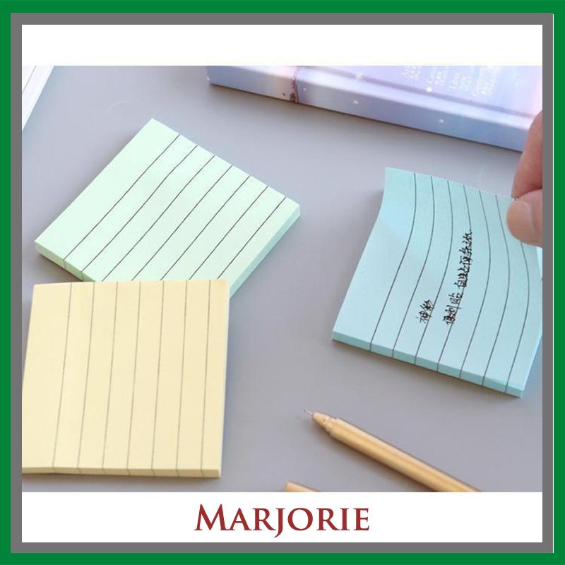 Simplicity sticky note horizontal sticker notepad post maker stiker massage pesan book note-MJD