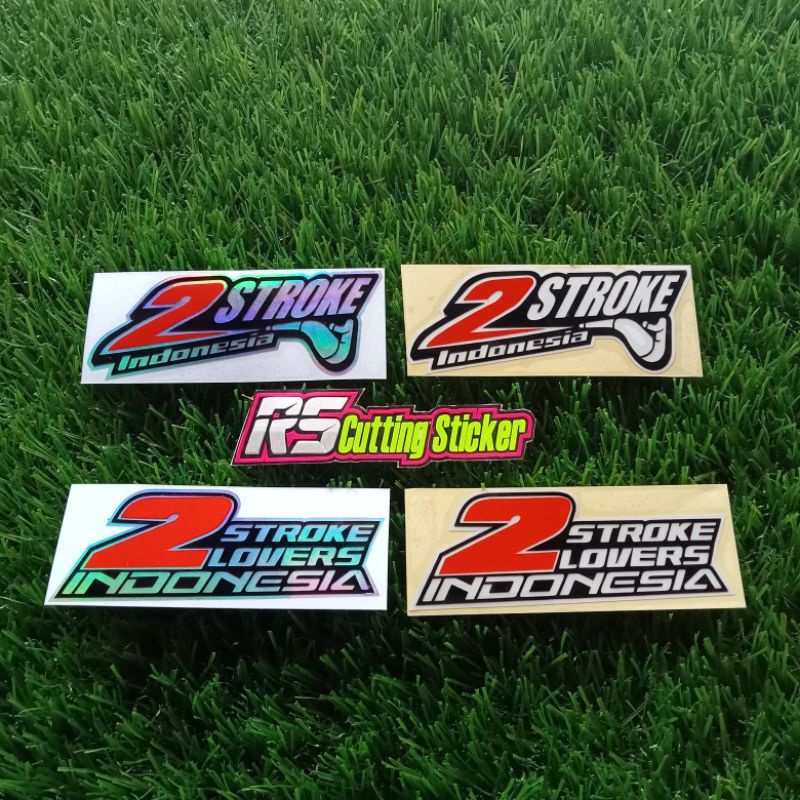 STICKER CUTTING 2 STROKE LOVER INDONESIA 10 X 4