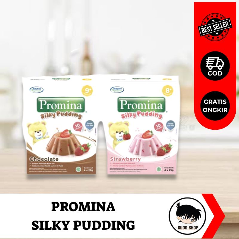 

Promina Silky puding strawberry coklat 100gr / puding promina