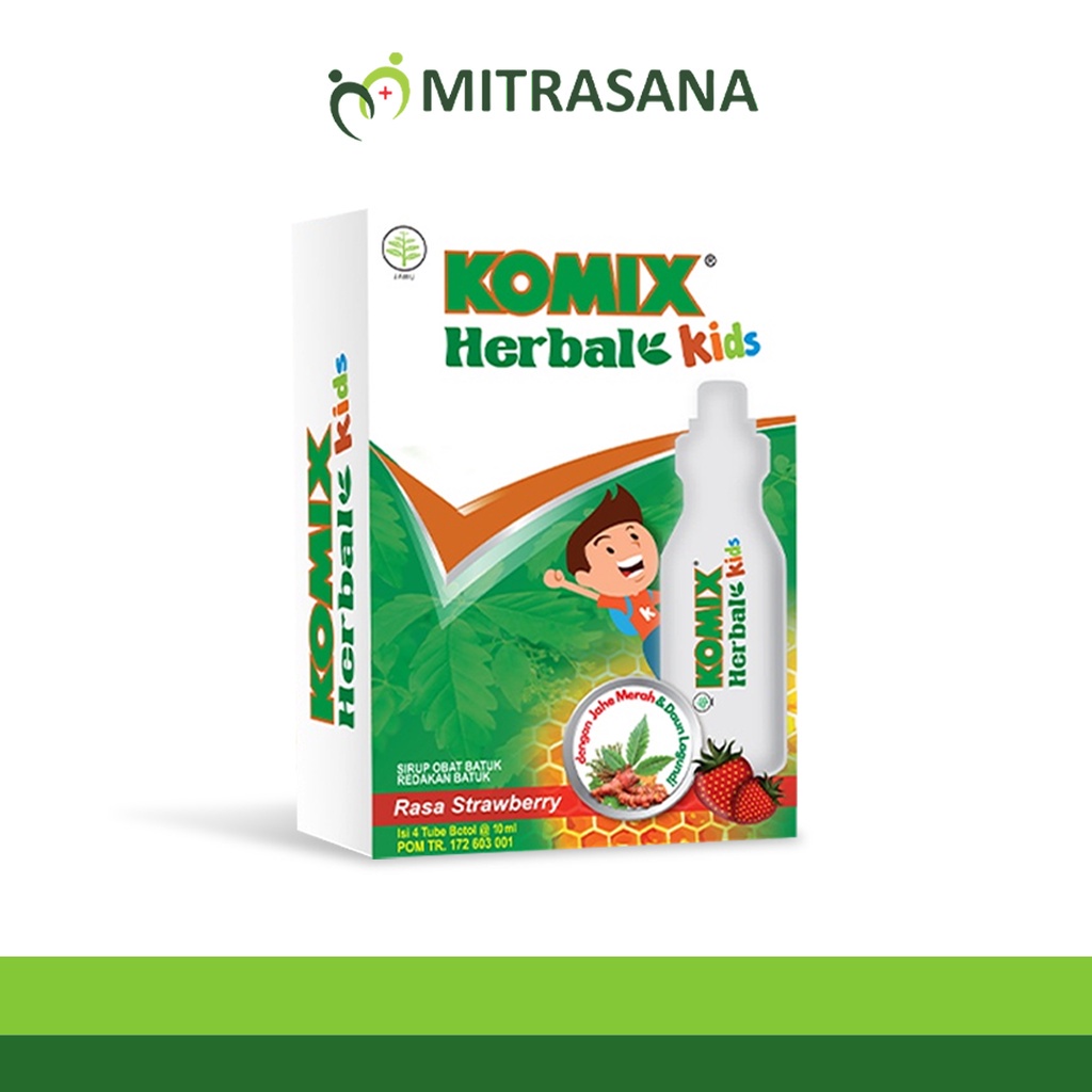 Komix Herbal Kids Tube - Obat Batuk Anak