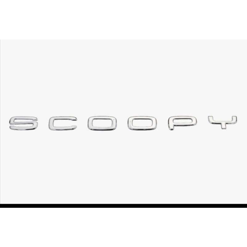 EMBLEM LOGO HONDA SCOOPY 2021