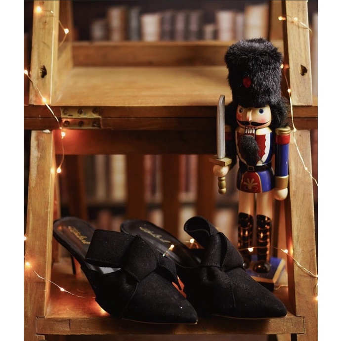 Ittaherl Jackie Slipper Sable Heels 60mm Size 39 New