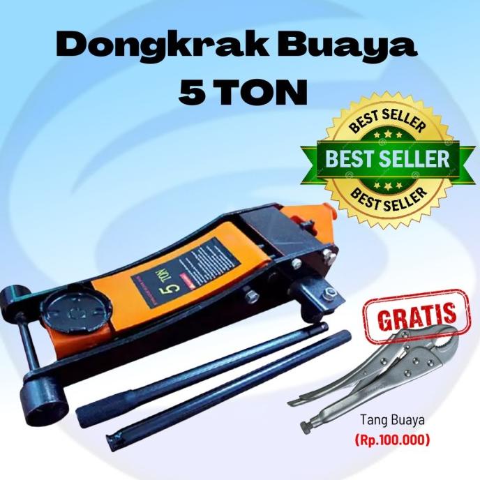 DONGKRAK MOBIL BUAYA 5 TON