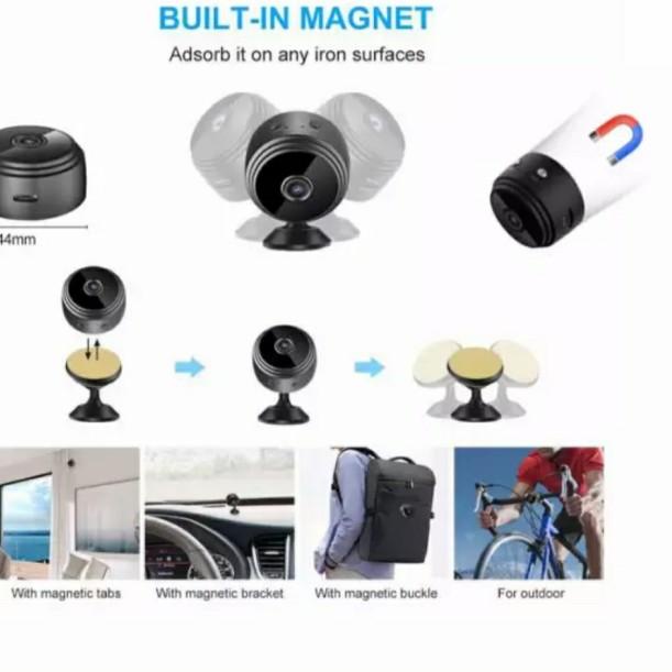 SPY CAM A9 MINI CAMERA WIFI 5MP MICRO KAMERA KECIL SMART IP CAM CCTV