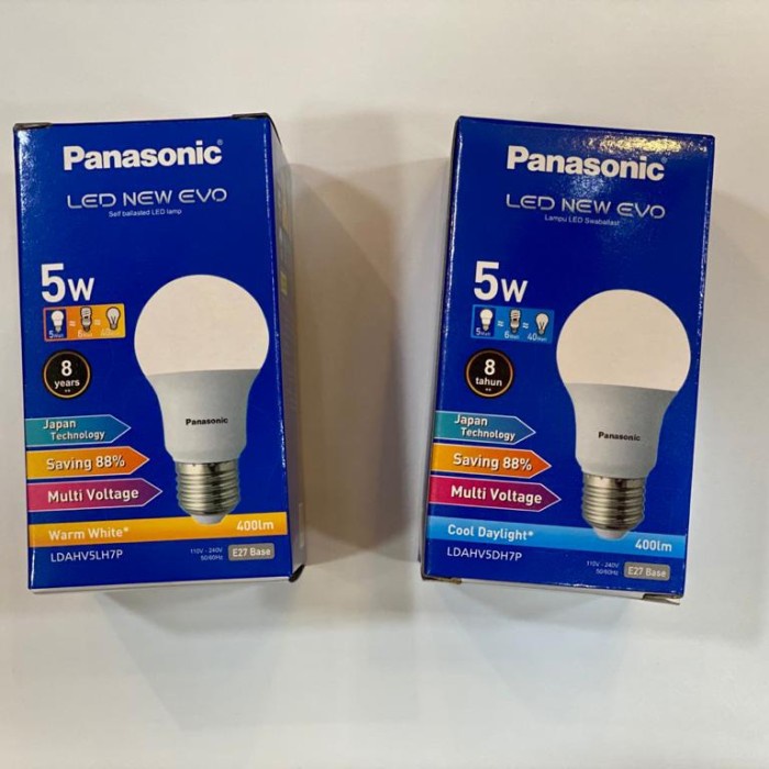 Lampu led bulb panasonic 5 watt 5watt 5w led bulb neo 5w panasonic