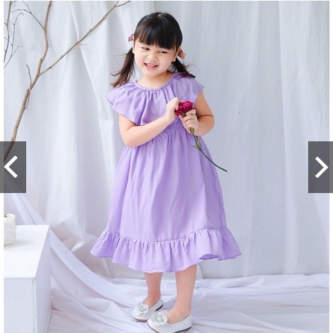 Dress Anak KIMMY TOP BAHAN  Rayon Mix Warna 1-5Thn