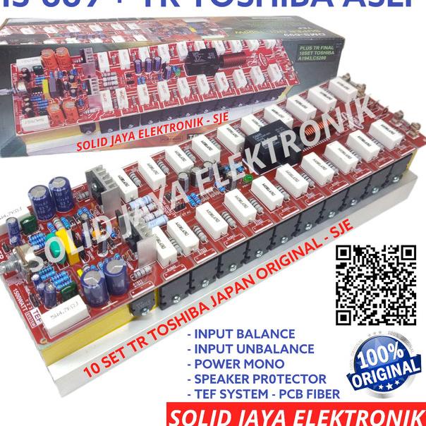 KIT POWER SUPER OCL DMS699 DMS-699- DMS 699 AMPLIFIER 1500W MONO SOCL - TANPA TR FINAL