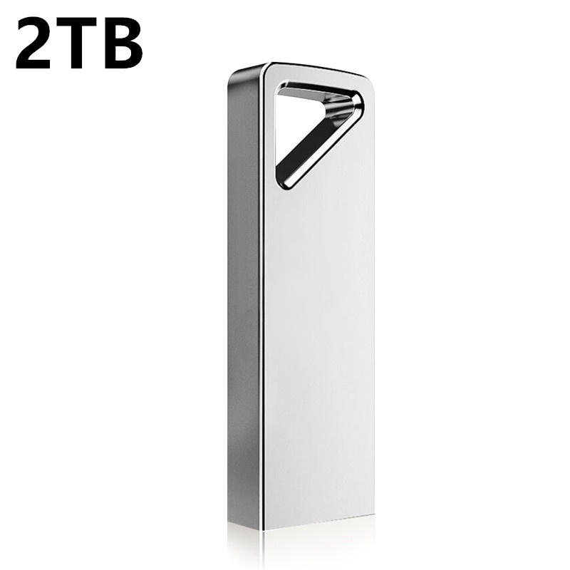 Flash Disk USB 2.0 Kapasitas 1TB Kapasitas 2TB Bahan Metal Anti Air