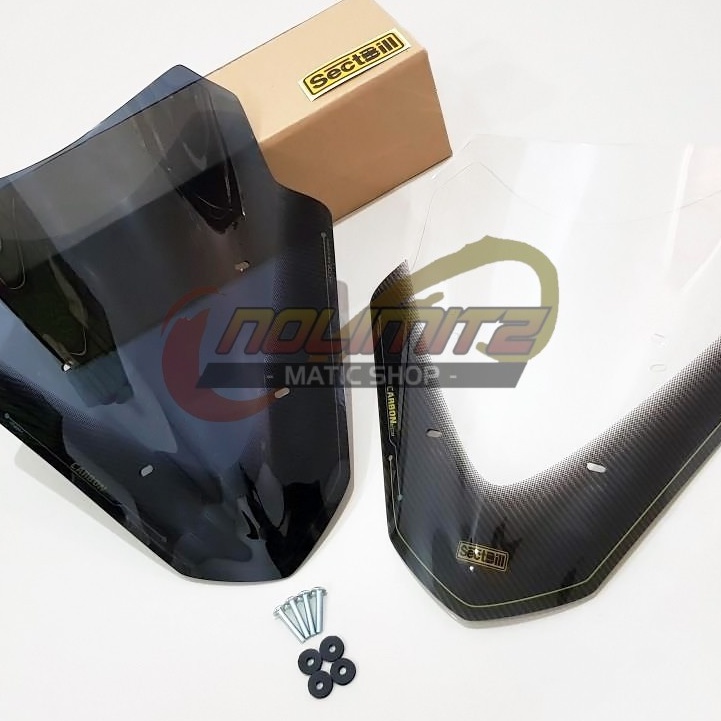 Windshield Sectbill Vector Carbon Series Visor New Yamaha NMAX 2020 UP