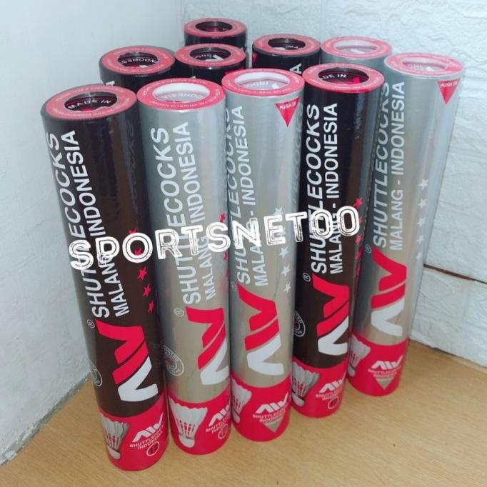 Shuttlecock AW WA Silver Badminton Shuttle Cock Kok Bulu Tangkis Ori