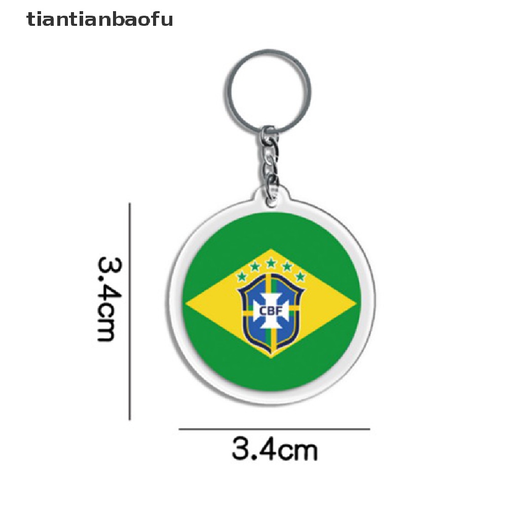 Gantungan Kunci Bentuk Bola Sepak Bahan Akrilik Untuk Souvenir Piala Dunia 2022