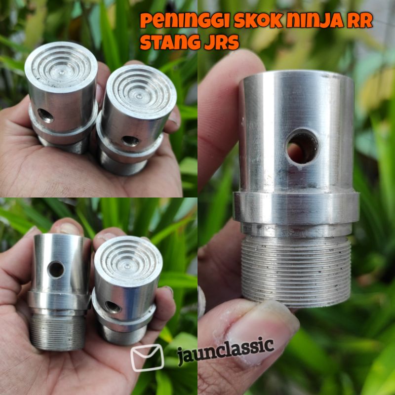 peninggi as skok shok shock ninja rr pnp stang stir jrs rgr peninggi sambungan as skok ninja rr diam