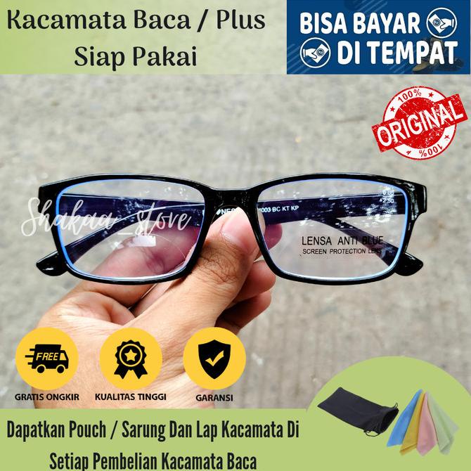 BIG SALE KACAMATA ORIGINAL-KACAMATA BACA & JALAN DOUBLE FOKUS LENSA ANTI RADIASI BLUERAY ORIGINAL