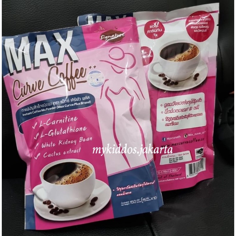 

Instant Coffee By Max Curve Coffee (Kopi Pelangsing) Original Thailand