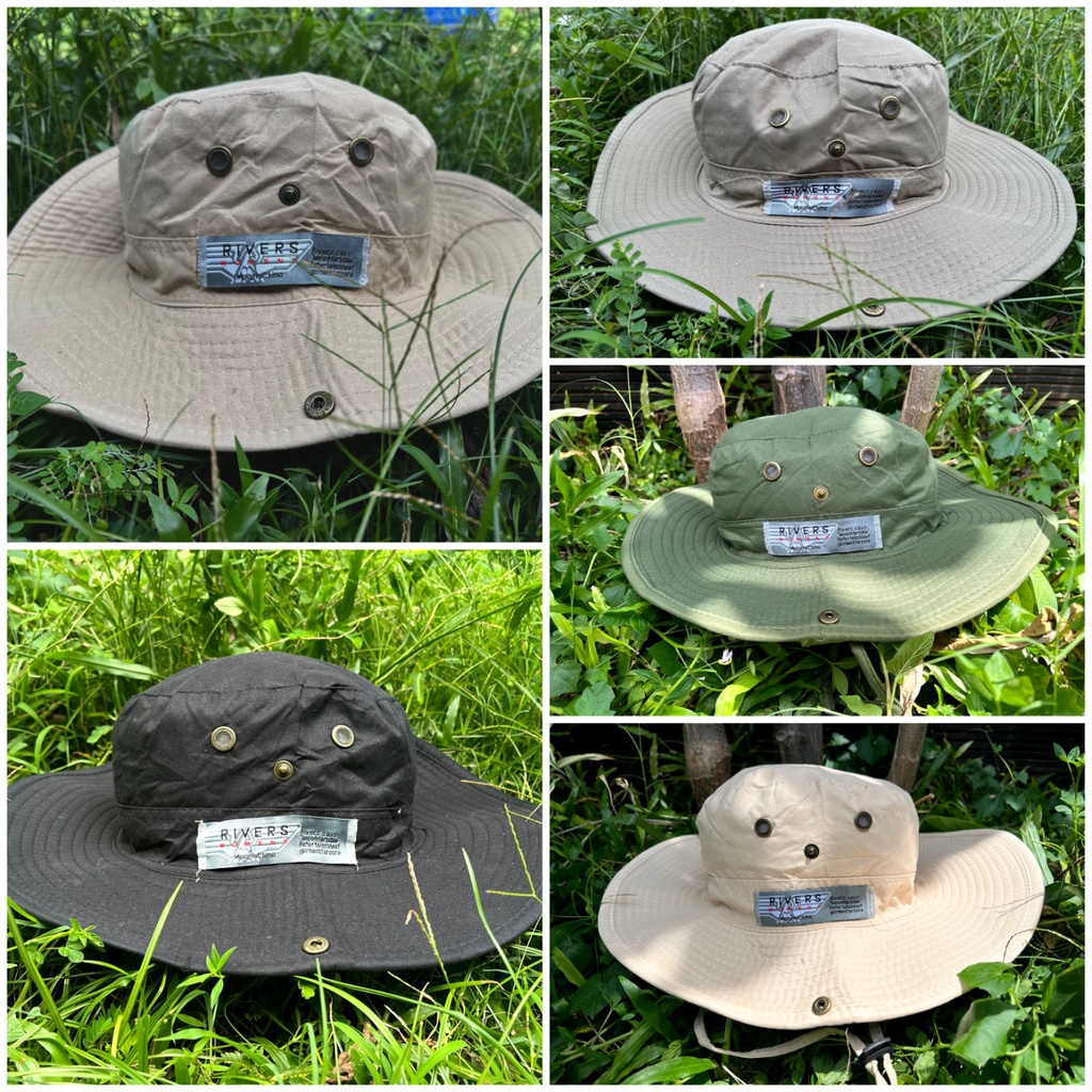 TOPI RIMBA TACTICAL COWOK CEWEK UNISEX / BAHAN SEMI WOVEN - M105