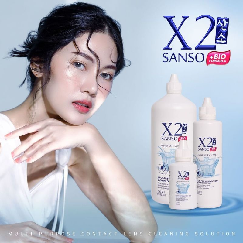 BARANG ASLI : CAIRAN SOFTLENS SANSO BIO FORMULA 360ML EXP 2025/06