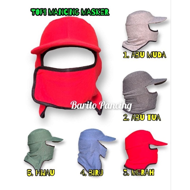 Topi Mancing Ninja perlengkapan mancing