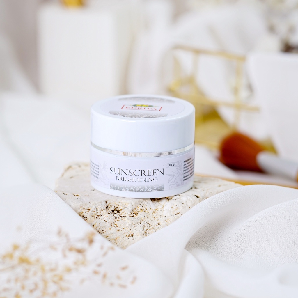 SUNBLOCK SUNBLOK SUNSCREEN BRIGHTENING SPF 50 EDRIVA BPOM ANTI UV PELINDUNG WAJAH PENCEGAH NODA HITA