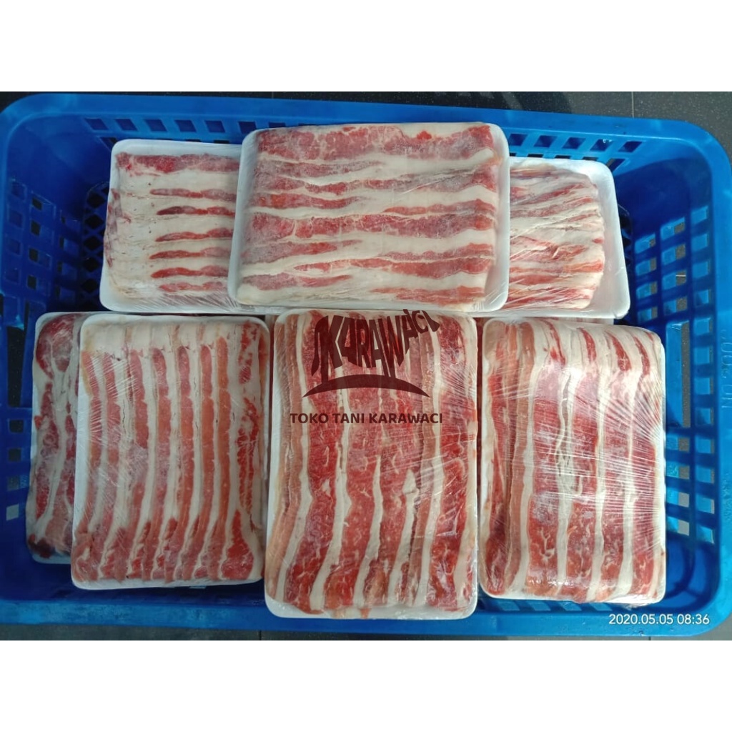 USA Beef Slice / Shortplate US / Daging Sapi Slice Tipis @1kg