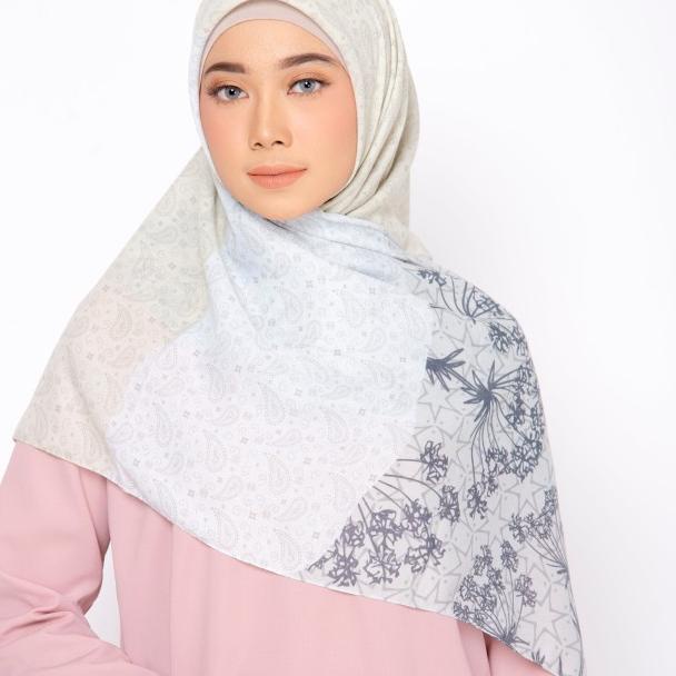 ZM x Geprek Bensu - Chana Creamy Hijab Kerudung Segi Empat