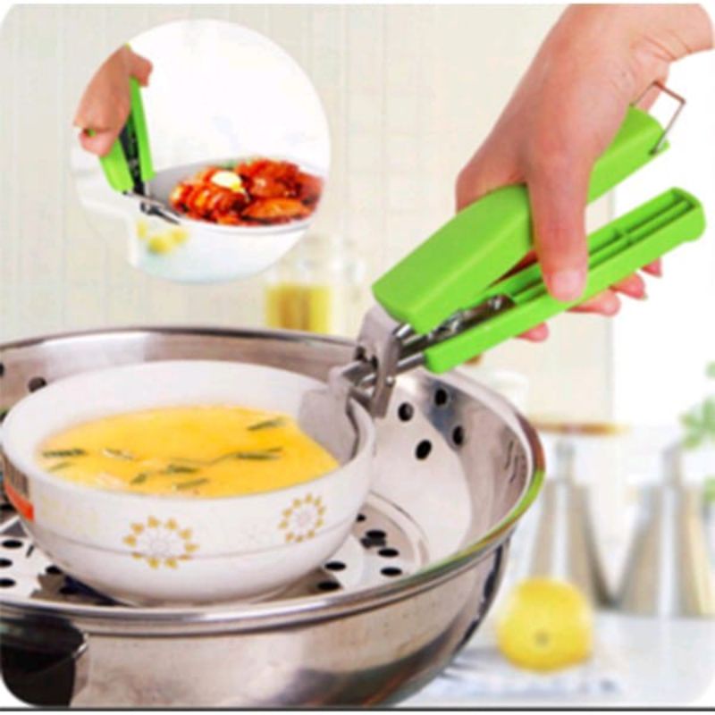 ALAT PENJEPIT MANGKOK PIRING PANCI RANTANG CAPITAN MANGKOK DISH CLAMP ANTI PANAS