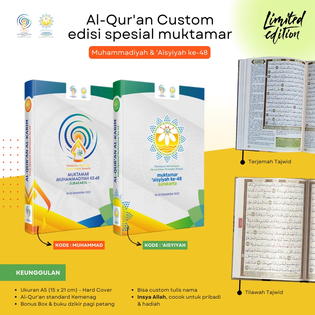 Muktamar Al Quran A5 HC Terjemah Non Terjemah