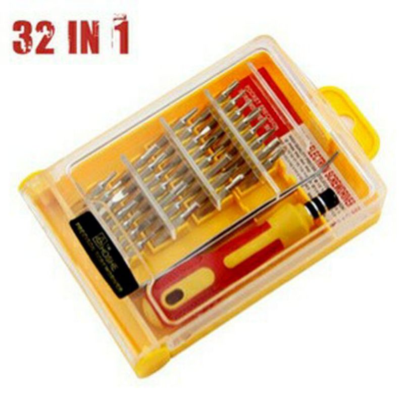 Obeng Set 32 in 1 Toolkit Multifungsi + Pinset