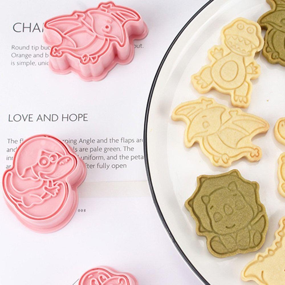 Top 6pcs/set Cetakan Biskuit Natal DIY Pastry Dekorasi Cetakan Kue Plastik