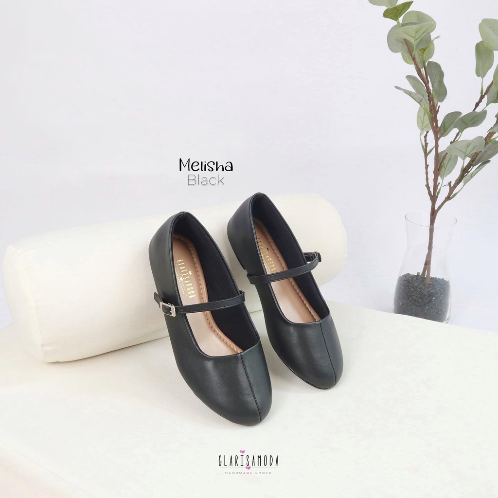 GLARISAMODA Melisa Flatshoes Tali Nyaman Empuk / Sepatu Kerja Wanita / Sepatu Sekolah
