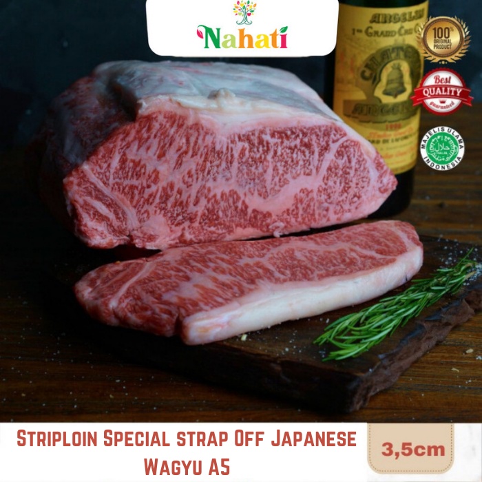 

Striploin Special Strap Off Japanese Wagyu A5 Import