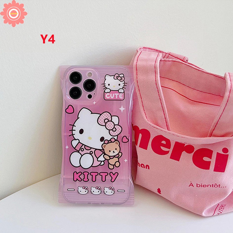 Soft Case Desain Kartun Kuromi Cinnamon Hello Kitty Untuk IPhone 11 7Plus 8Plus 12 13 14 Pro Max 7 8 6 6s Plus XR X XS Max SE 2020