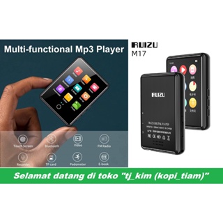 Ruizu M17 Bluetooth 5.0 Speaker DAP MP3 MP4 Video Music Player