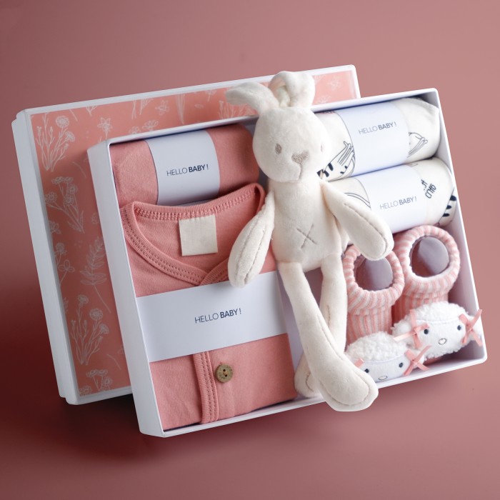 

(COD) Hampers Bayi - Flora Series by KYOBEE - Kado Lahiran - Kado Bayi - peony