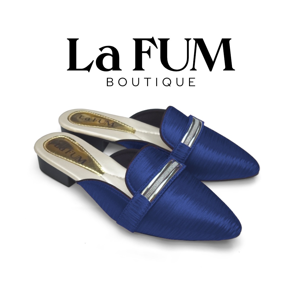 Sandal Mules Sterling Silver Wanita by La FUM